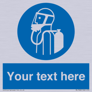 Custom use self contained breathing appliance